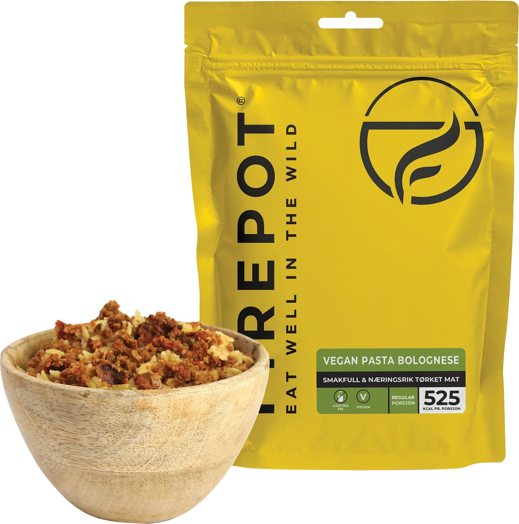 Firepot Vegan Pasta Bolognese, turmat Regular Yellow