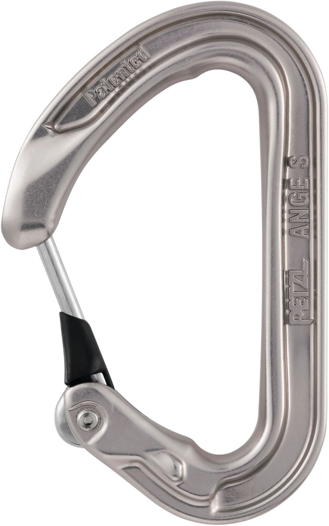 Petzl ANGE S light gray, karabinkrok STD STD