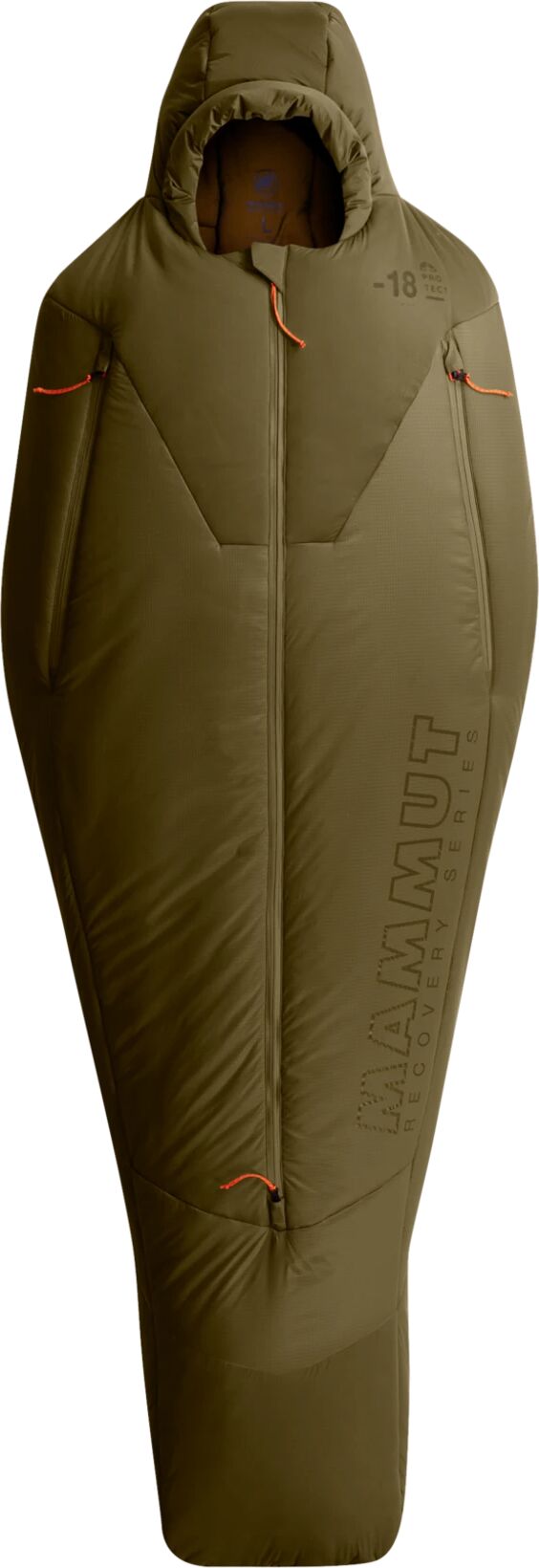 Mammut Protect Fiber Bag -18c L, vintersovepose unisex L Olive.