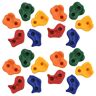 vidaXL Pedras de escalada 20 pcs multicor PE