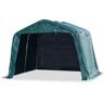 vidaXL Tenda para gado removível PVC 550 g/m² 3,3x3,2 m verde escuro