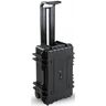 B&W Outdoor Case Tipo 6600 Vazio com Trolley Preto