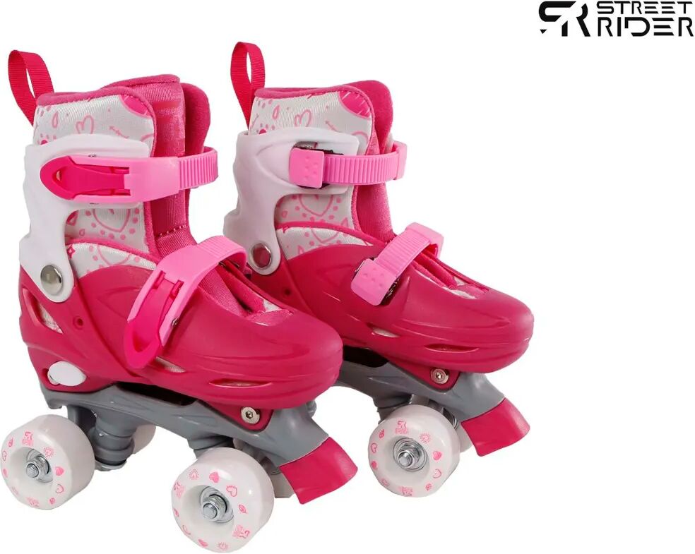 Street Rider Patins ajustáveis 31-34 rosa