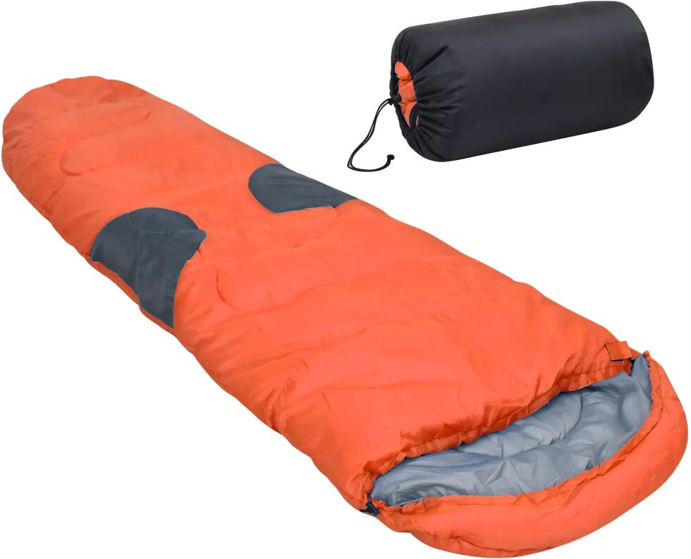 vidaXL Saco-cama -5 ℃ 2000 g laranja