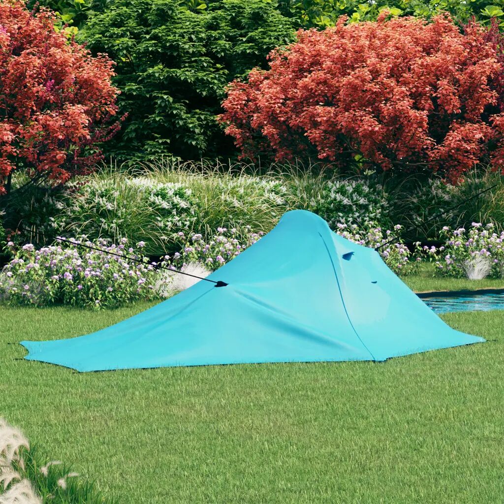 vidaXL Tenda de campismo 317x240x100 cm azul