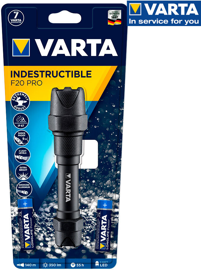 Varta Lanterna Insdestrutivel F20 Pro Varta