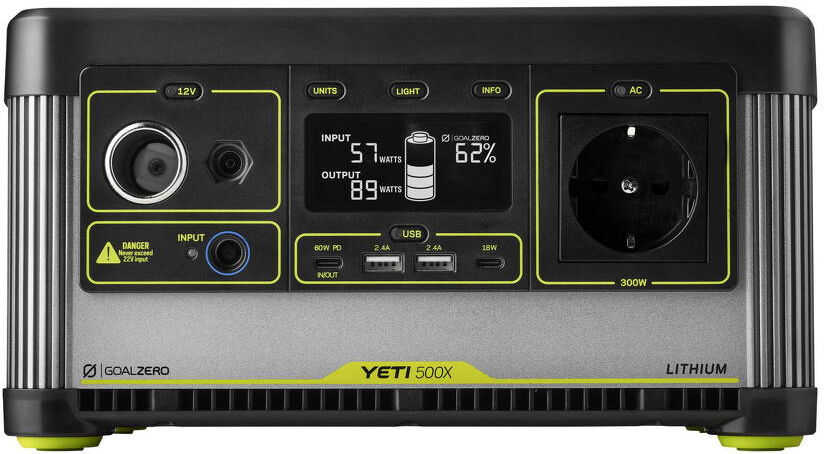 GOALZERO Central El�ctrica de L�tio Port�til e Ultra-Compacto Yeti 500X