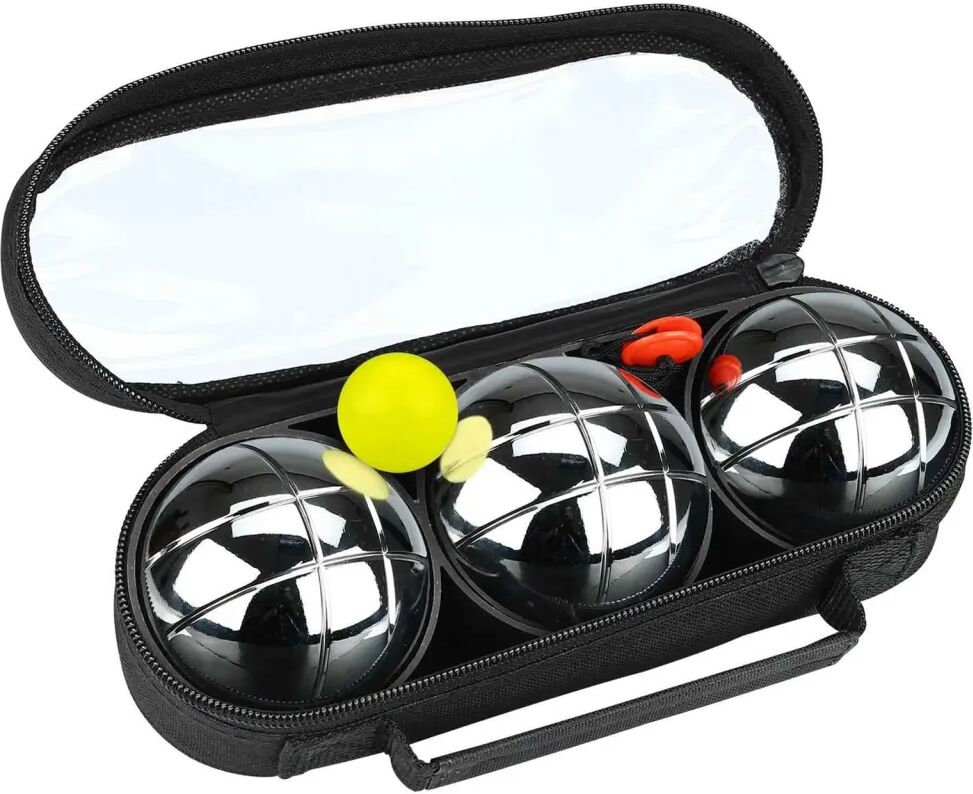 Get & Go Set Jeu De Boules IV, 3 bile, argintiu, COC 52JP-COC-Uni