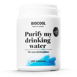BioCool Biocool Purify my drinking water 250 tabletter