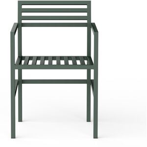 Nine - 19 Outdoors - Dining Arm Chair Green - Butterfield Brothers - Grön - Metall