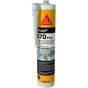 Brandskyddssilikon, Sikasil-670 Fire, 300 ml