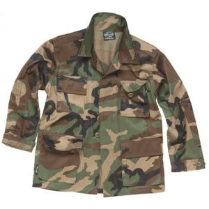 Mil-Tec Fältjacka BDU Woodland Barn (Storlek: Large)