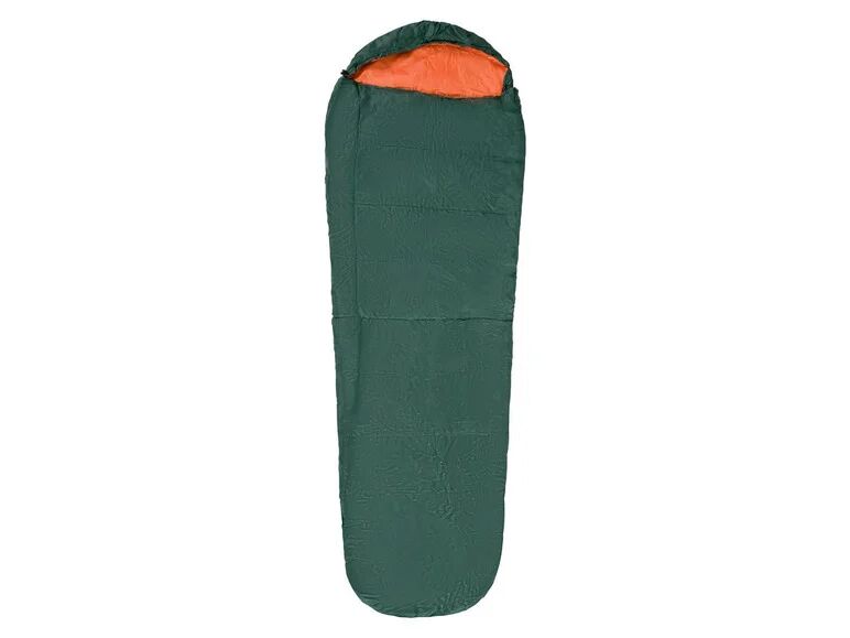 CRIVIT® Ľahký spací vak (zelená/oranžová)
