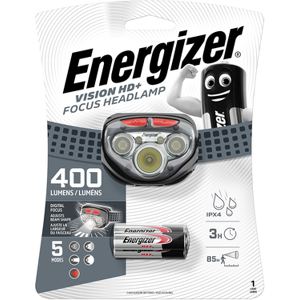 Energizer Vision HD+ Focus LED Headlight   400 Lumens   Batteries Included