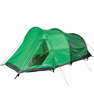 Regatta Vester Family Camping And Hiking Tunnel Tent - Extreme Green/Green, 4 Person
