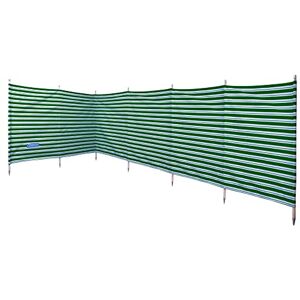 Towsure Deluxe 520cm 7 Pole Caravan Windbreak with Awning Channel Fitting (Green)