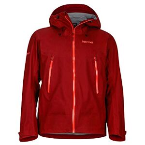 Marmot Red Star Jacket Hardshell Rain Jacket, Raincoat, Windproof, Waterproof, Breathable - Brick, Large