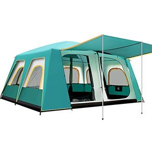 Sibeg Festival Dome Tent with 12 Windows Pop Up Tent 8-12 Person Instant Tent Large Family Camping Tent Outdoor Tents with 2 Bedrooms 1 Living Room (Model 3 Large)