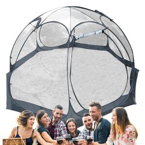 Generic Camping Thickened Tent, Dustproof Waterproof Bubble Tent, Outdoor Clear Bubble Tent, Thickened Tent, Clear Tent for Outside, Pop Up Screen House Garden Tent For Stargazing Camping, Backyard, Travel an