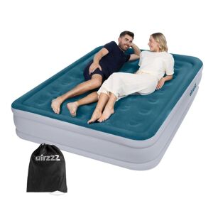 Airzzz High-Raised Inflatable Air Bed with Built-In Electric Pump