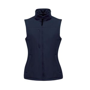 Regatta Womens/ladies Flux Softshell Bodywarmer / Sleeveless Jacket (Water Repellent & Wind Resistant) - Navy - Size 18 Uk