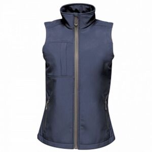 Regatta Womens/ladies Octagon Ii 3 Layer Printable Softshell Bodywarmer - Navy - Size 10 Uk