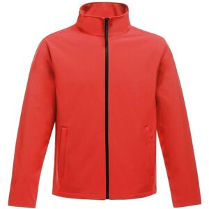 Regatta Womens Ablaze Printable Softshell Workwear Jacket - Red - Size 12 Uk