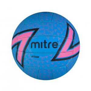Mitre Attack Netball - Blue/Pink/Black