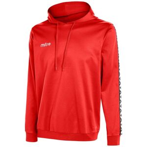 Mitre Delta Poly Hoody - Scarlet/White