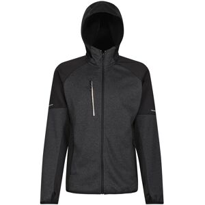 Regatta TRF620 X-Pro Coldspring II Hooded Fleece Large Black/Grey