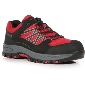 Regatta TRK204 Sandstone SB Safety Shoes 9/43  Red/Black