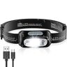 Babacom Head Torch, Rechargeable Super Bright LED Headlamp - 250 Lumens, Motion