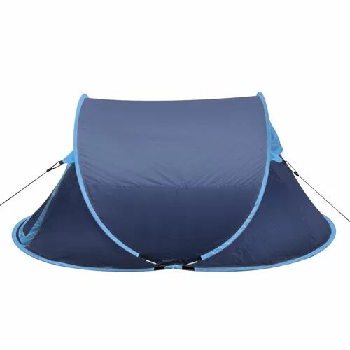 Freeport Park Pop Up Camping 2 Person Tent Freeport Park Colour: Navy Blue/Light Blue  - Size: H100 x W150 x D30cm
