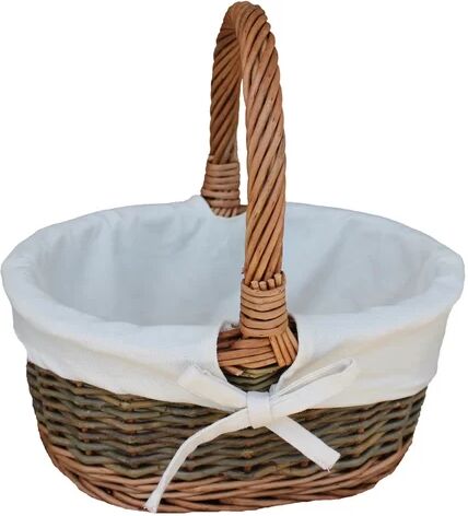 Brambly Cottage Child's Country Oval Picnic Basket Brambly Cottage Size: 38cm H x 42cm W x 30cm D  - Size: