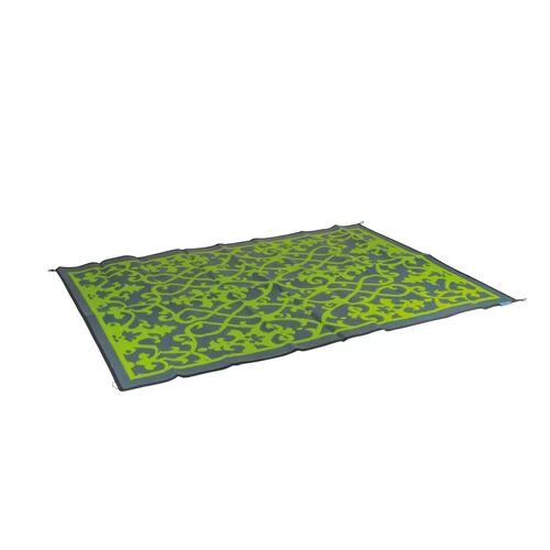 ClassicLiving Azure Picnic Blanket ClassicLiving Size: 2cm H x 200cm W x 180cm D, Colour: Green/Black  - Size: