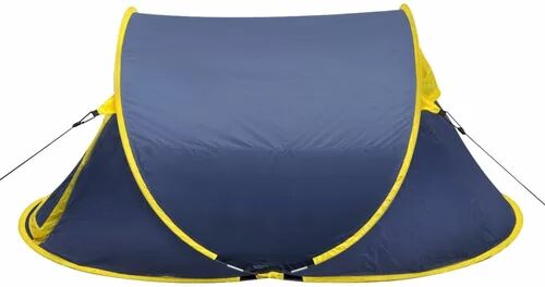 Freeport Park Pop Up Camping 2 Person Tent Freeport Park Colour: Navy Blue/Yellow  - Size: 86cm H