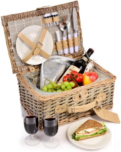 August Grove Picnic Basket August Grove  - Size: 125cm H X 65cm W X 36cm D