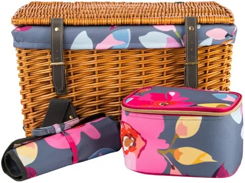 Summerhouse Gardenia Picnic Basket Summerhouse  - Size: 17cm H X 59cm W X 19cm D