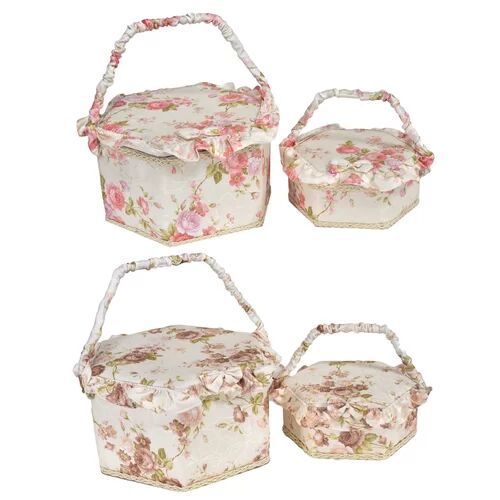 August Grove 4 Pieces Picnic Basket Set (Set of 2) August Grove  - Size: 50.8cm H x 152.4cm W x 1.91cm D