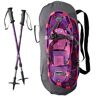 Kids' Winter Walker Snowshoe Package Ripe Plum Sketchy, Aluminium L.L.Bean