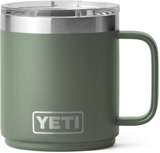 YETI Rambler 10oz Mug with Magslider Lid - Camp Green