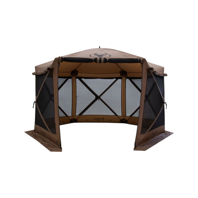 Photos - Other goods for tourism Gazelle G6 Deluxe 6-Sided Portable Gazebo Pop-Up Hub Screen Tent, Badlands