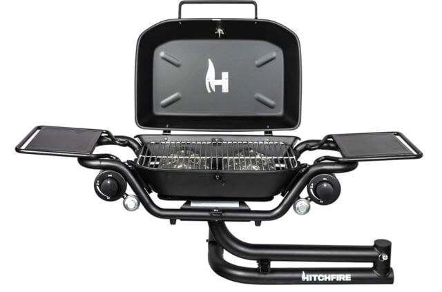 Photos - Other goods for tourism HitchFire F-20 Propane Passenger Side Gas Grill, Black, Large, HFG01F2001