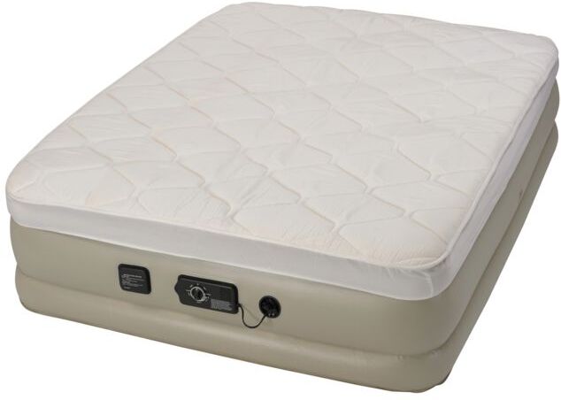 Photos - Other goods for tourism Insta-bed Raised 18 in Queen Pillow Top Air Mattress with NeverFlat Pump,