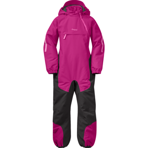 Bergans Kid's Lilletind Insulated Coverall Fandango Purple/Solid Charcoal 98, Fandango Purple/Solid Charcoal