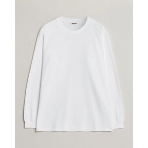 Auralee Luster Plating Long Sleeve T-Shirt White - Beige - Size: 41 43 44 45 - Gender: men