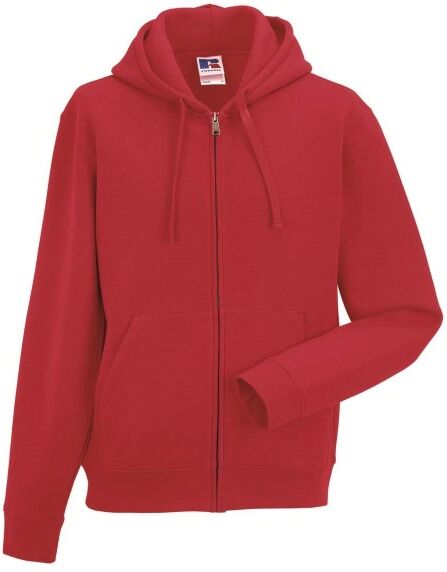 Russell Athletic Authentic Zipped Hood - Red  - Size: 266M - Color: punainen