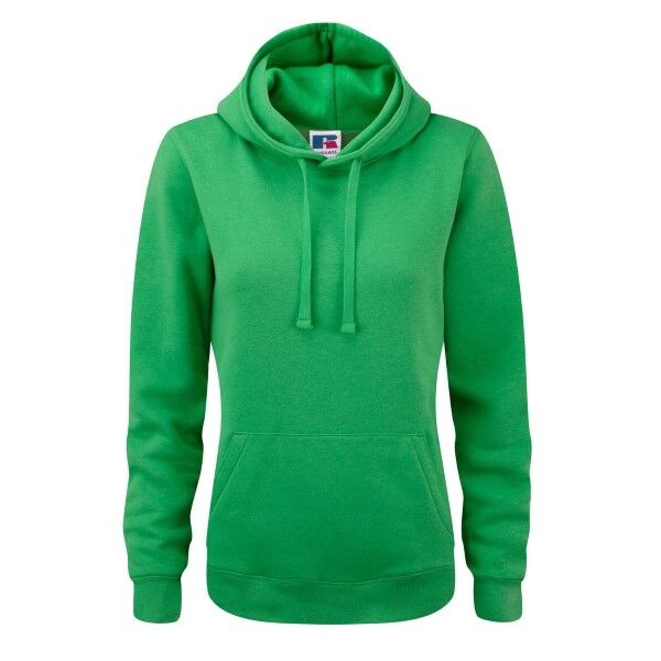 Russell Athletic Ladies Authentic Hooded Sweat - Green  - Size: 265F - Color: vihreä