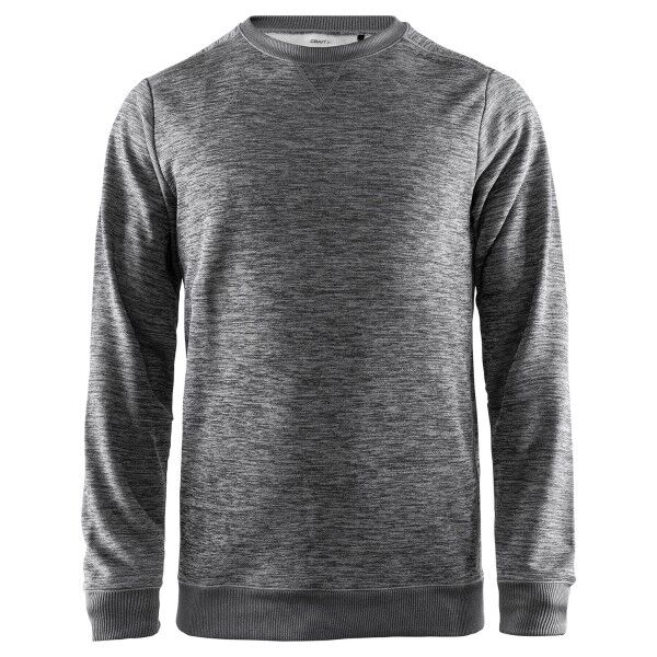 craft Leisure Crewneck Men - Darkgrey  - Size: 1907564 - Color: tummanharm