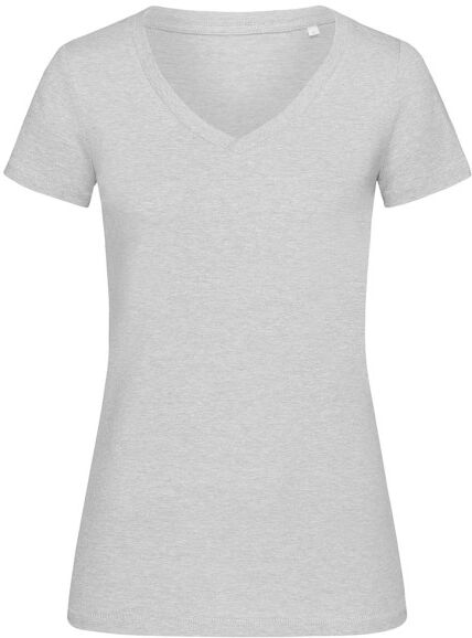 Stedman Lisa Women V-Neck - Greymarl  - Size: ST9910 - Color: marmorinharm.